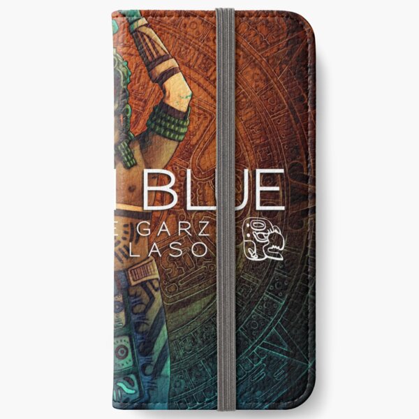 Sinister Grin Press Mayan Blue iPhone Wallet