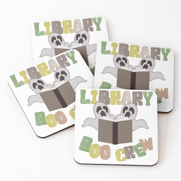 Item preview, Library boo crew, cute library halloween design designed and sold by reka88.