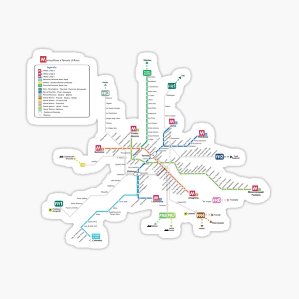 rome-metro-map-sticker-for-sale-by-underonesky-redbubble