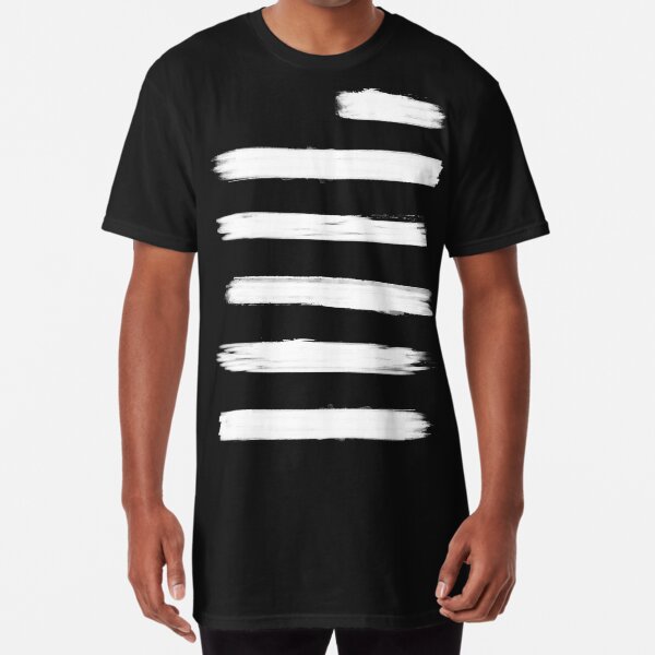 Rising Swipes (White Vers.) Long T-Shirt
