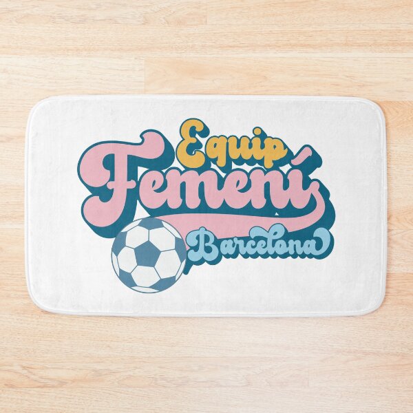 Item preview, Barcelona Femeni Retro Vintage Text (WOSO/FutFem) designed and sold by Numero14.