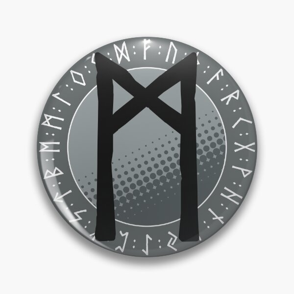 Item preview, Viking Runes and Runic Symbols - Mannaz (Mankind) designed and sold by iscaStudioArt.