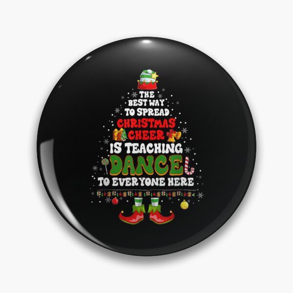 Item preview, Christmas Cheer Is Teaching Dance Santa Elf Teacher Group designed and sold by Isabelsutton.