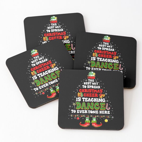 Item preview, Christmas Cheer Is Teaching Dance Santa Elf Teacher Group designed and sold by Isabelsutton.