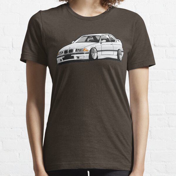 Stated aus E36 Weiß Essential T-Shirt