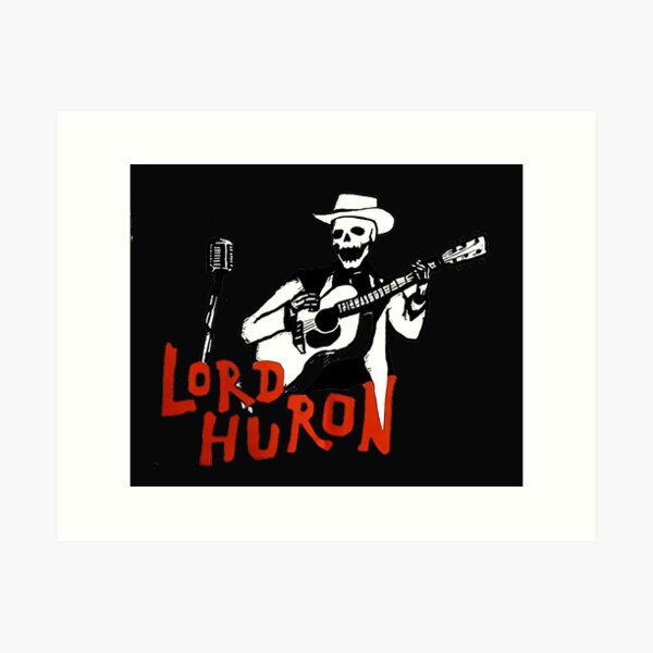 Item preview, Top Popular Lord Huron Singing Rockabilly Skeleton Men's Tshirt Size S to 2XL designed and sold by FelixKelly746.