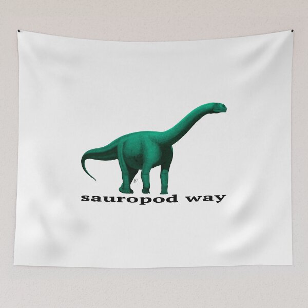 Item preview, Sauropod way green designed and sold by paleoarteymas.