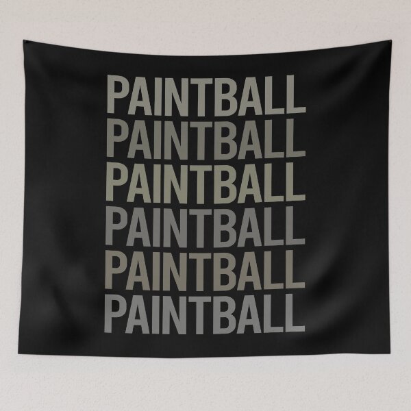 Item preview, Gray Text Art Paintball designed and sold by TartSpiderWeb.
