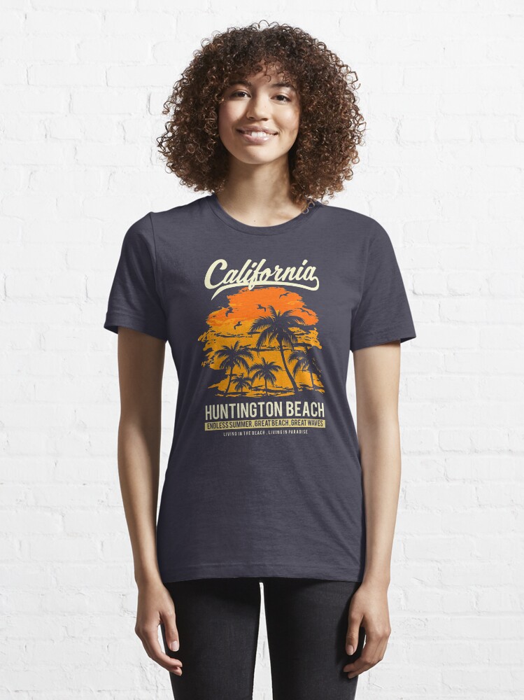 "Huntington Beach California Sunset" Tshirt for Sale by styleuniversal