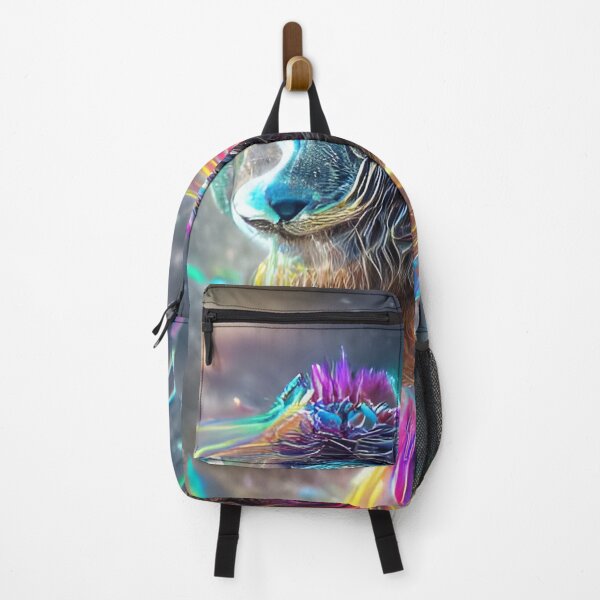 Item preview, Majestic Lion Watching Over The Cosmos designed and sold by nocturnAIArt.