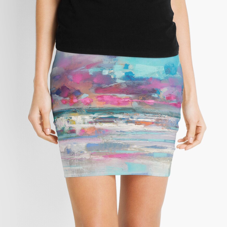 Atlantic Magenta Mini Skirt