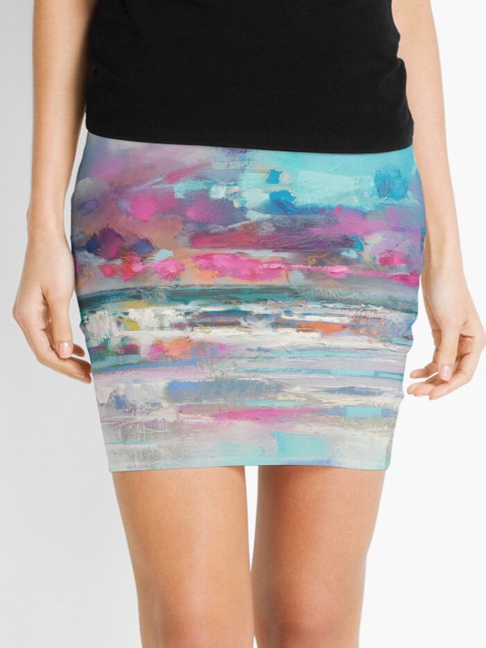 Atlantic Magenta Mini Skirt for Sale by scottnaismith