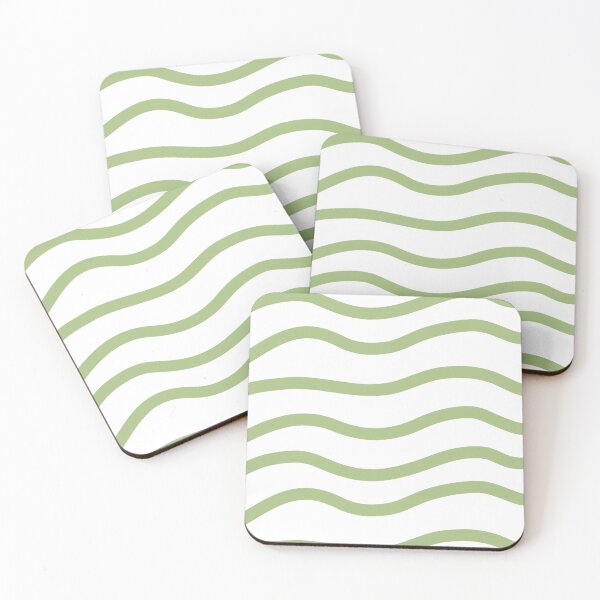 Item preview, Green & White Vertical Stripes Essentials & Prdoucts. designed and sold by Kalash12.