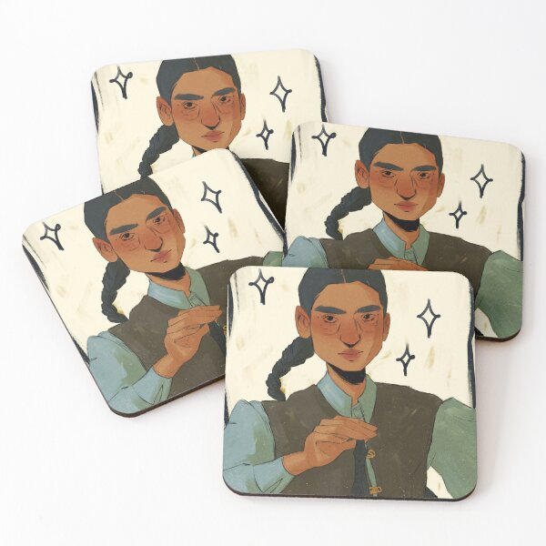 Item preview, inej ghafa - blue version designed and sold by macedraws.