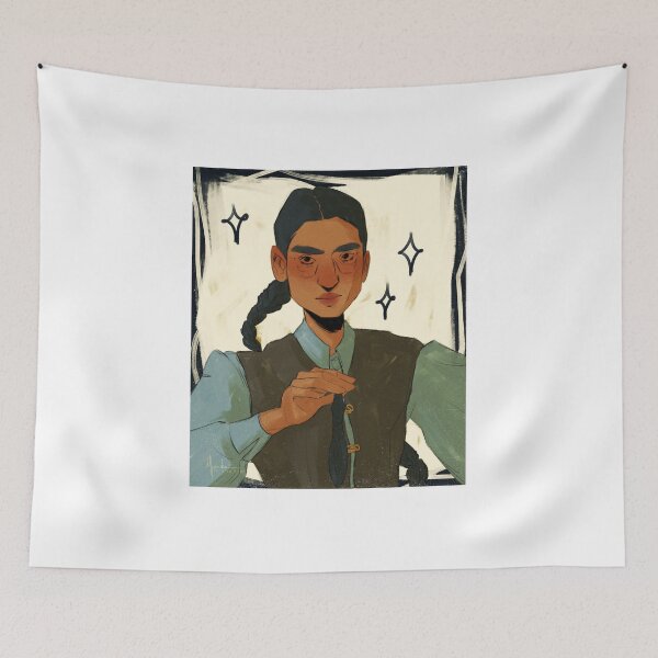 Item preview, inej ghafa - blue version designed and sold by macedraws.