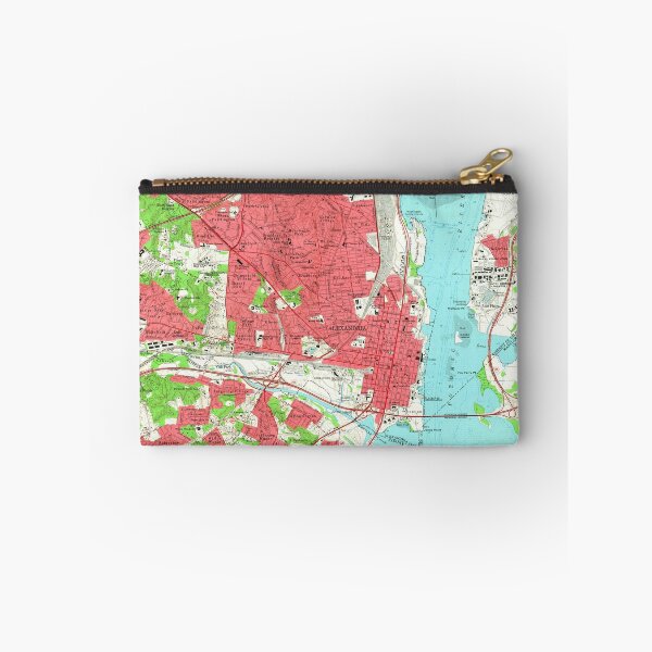 Item preview, Vintage Map of Alexandria Virginia (1965)  designed and sold by BravuraMedia.