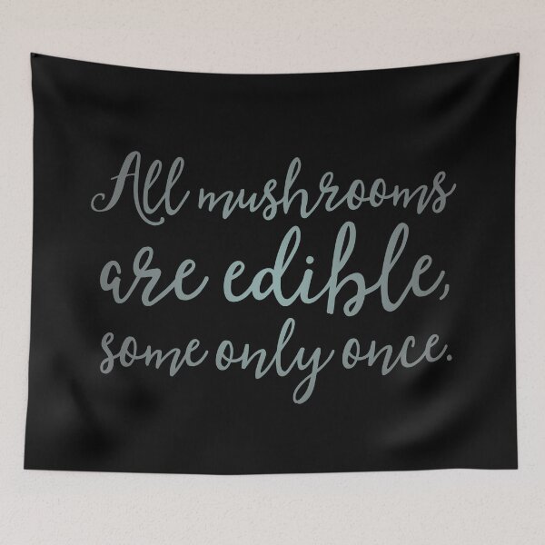Item preview, All mushrooms are edible, some only once. v.4 designed and sold by x1brett.