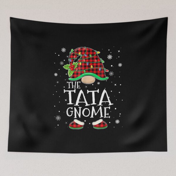Item preview, Tata Gnome Red Plaid Matching Family Christmas Pajama designed and sold by Isabelsutton.