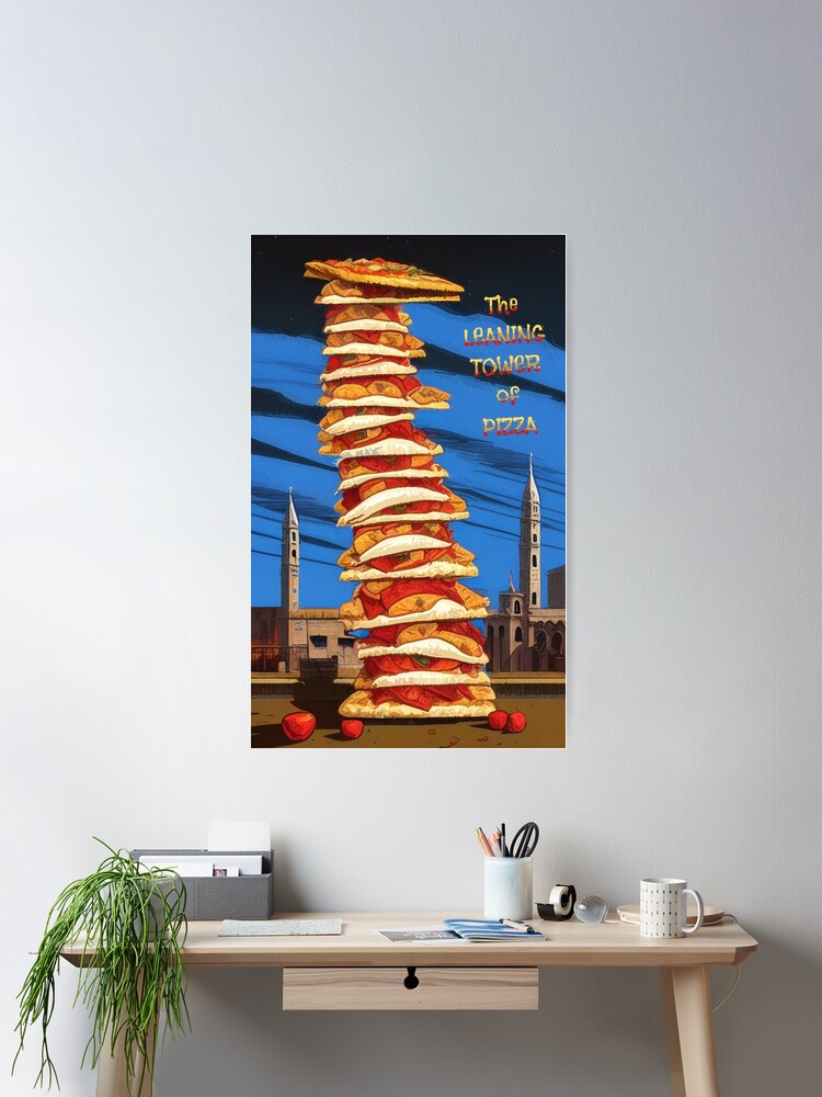 The Leaning Tower of Pizza by XanderDWulfe -- Fur Affinity [dot] net