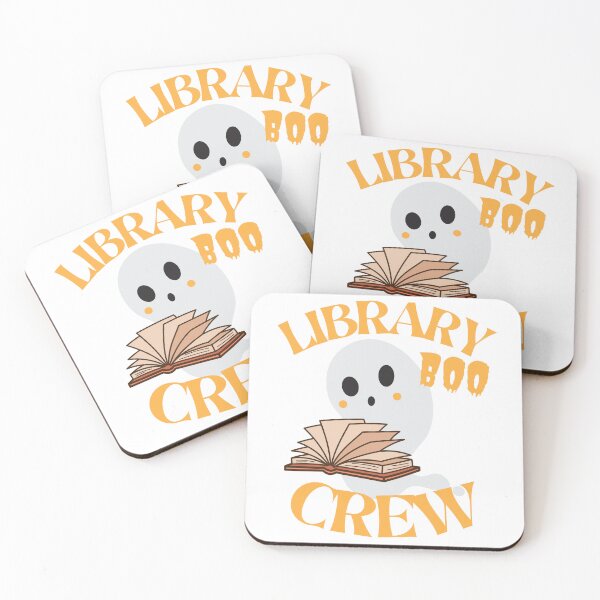 Item preview, Library boo crew, cute library halloween design designed and sold by reka88.
