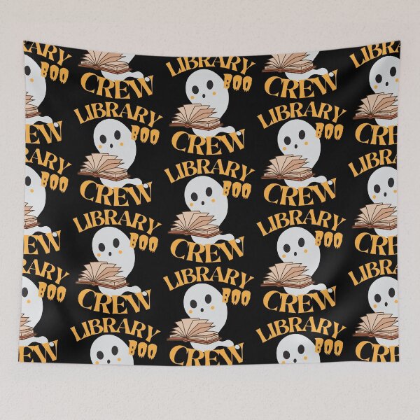 Item preview, Library boo crew, cute library halloween design designed and sold by reka88.