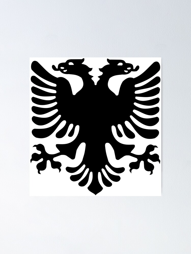 Póster «Águila albanesa - escudo de armas» de estudio3e | Redbubble