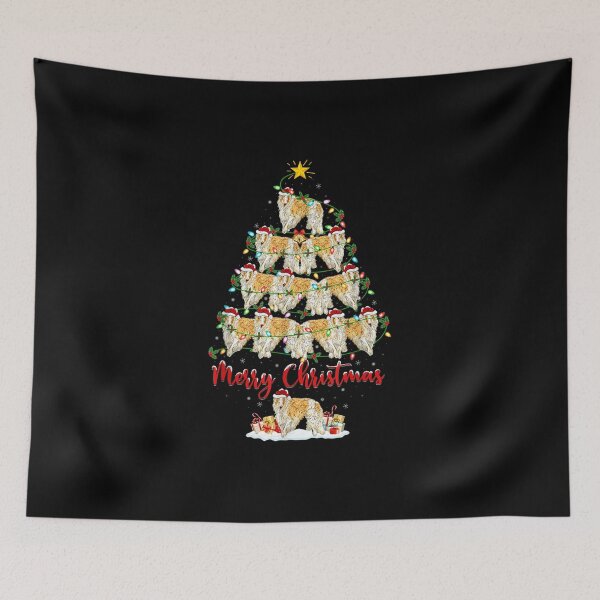 Item preview, Perro Borzoi Luces del árbol de Navidad Navidad divertida Borzoi designed and sold by Isabelsutton.