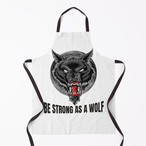 Item preview, Be strong as as a wolf, Powerful, wolf lover, wolves designed and sold by Lekrock.