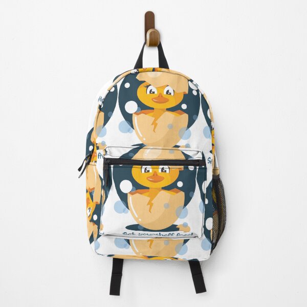 Item preview, cute colorful duck breaking out of its eggshell designed and sold by TurnEffect.
