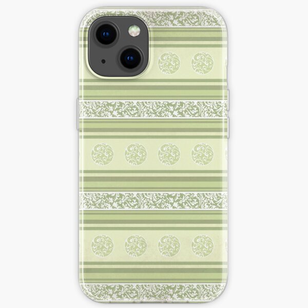 Fancy Green Stripes iPhone Soft Case