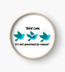 IASIP - Bird Law - Its Always Sunny Clock