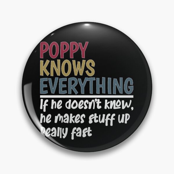 Item preview, POPPY KNOWS EVERYTHING designed and sold by BRIANSODERBERG.