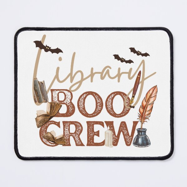 Item preview, Library boo crew, cute library halloween design designed and sold by reka88.