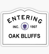 Oak Bluffs, Martha's Vineyard Sticker