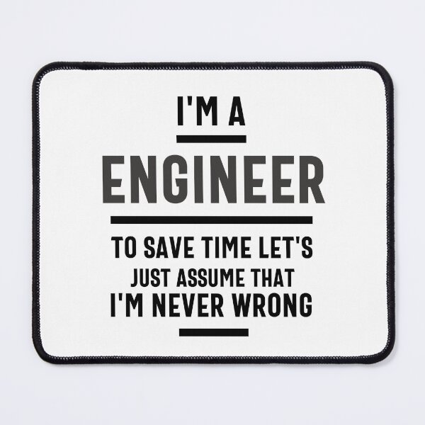 Item preview, I'm an Engineer - Engineering Funny designed and sold by Olivergifts.