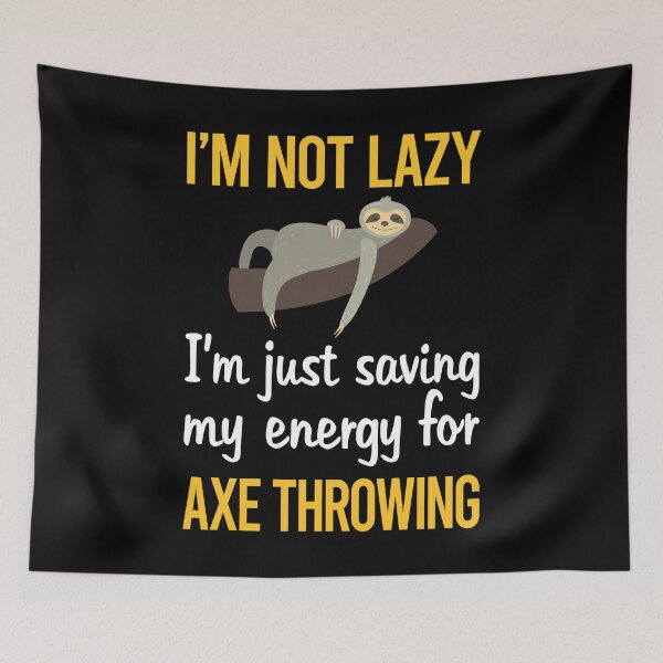 Item preview, Saving Energy Axe Throwing designed and sold by RogersFried.