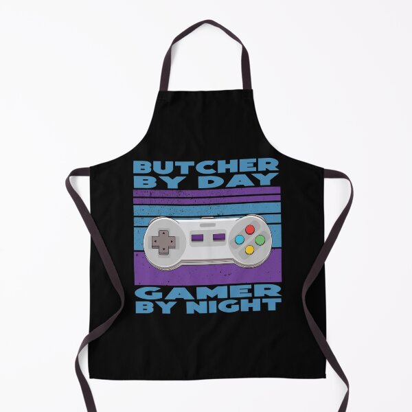 Item preview, Butcher by day gamer by night, funny games lovers, job, humor, joke, meme, gamer worker designed and sold by SGS-.