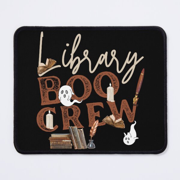 Item preview, Library boo crew, cute library halloween design designed and sold by reka88.
