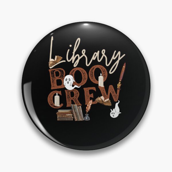 Item preview, Library boo crew, cute library halloween design designed and sold by reka88.