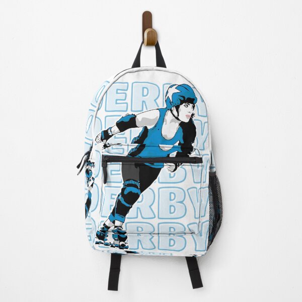 Item preview, Roller Derby Girl - Derby Background - Blue - Roller Derby designed and sold by Design Raptor.