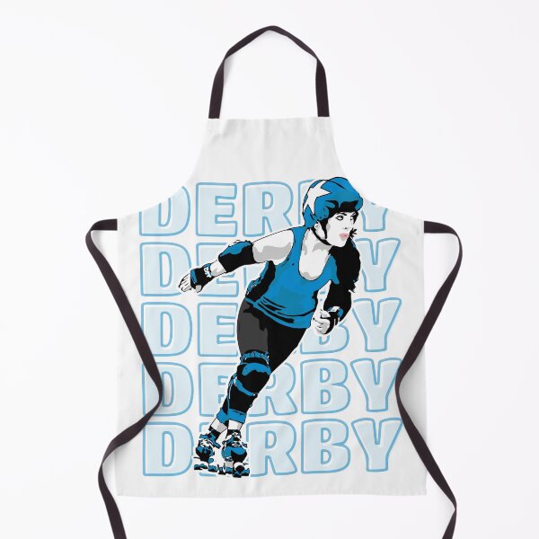 Item preview, Roller Derby Girl - Derby Background - Blue - Roller Derby designed and sold by Design Raptor.