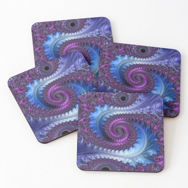 Item preview, Feathery Flow Purple Fractal Art  designed and sold by Jillianamatt.