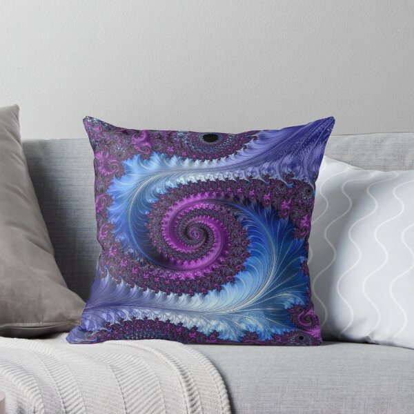 Item preview, Feathery Flow Purple Fractal Art  designed and sold by Jillianamatt.