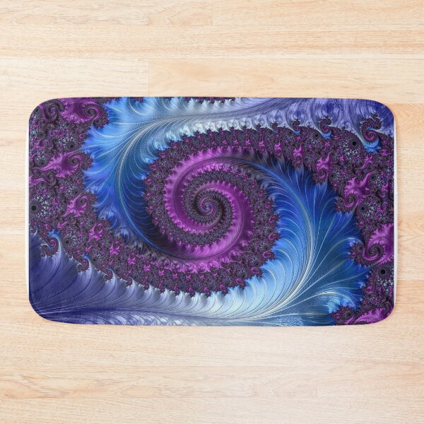 Item preview, Feathery Flow Purple Fractal Art  designed and sold by Jillianamatt.