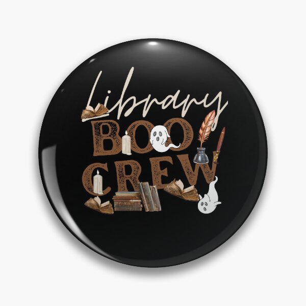 Item preview, Library boo crew, cute library halloween design designed and sold by reka88.
