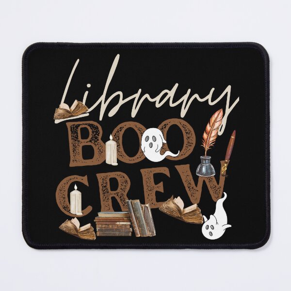 Item preview, Library boo crew, cute library halloween design designed and sold by reka88.