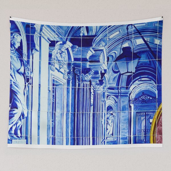 Item preview, MAFRA PORTUGAL | TILES OF PORTUGAL | CATHEDRAL MAFRA | VISIT PORTUGAL designed and sold by Tropical Blood.