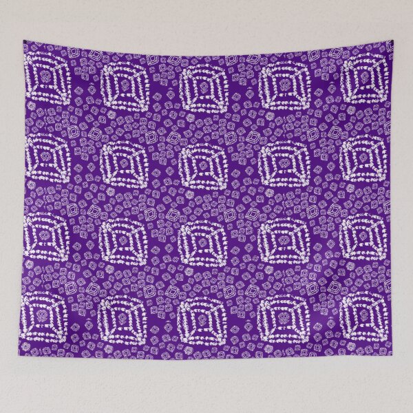 Item preview,  Modern Indigo Kanoko Shibori Tie Dye Pattern  designed and sold by Tamas Das.