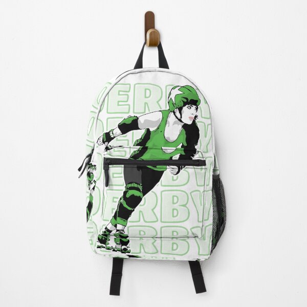 Item preview, Roller Derby Girl - Derby Background - Green - Roller Derby designed and sold by Design Raptor.