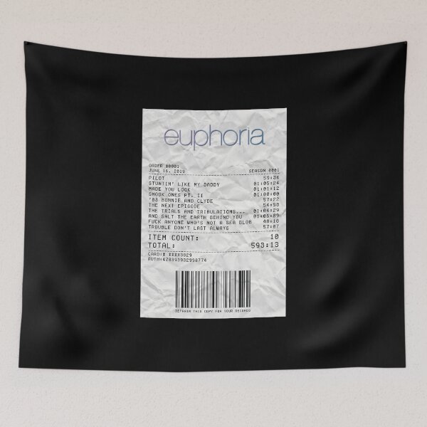 Item preview, Euphoria Season 1 Receipt designed and sold by d-obsession-k.